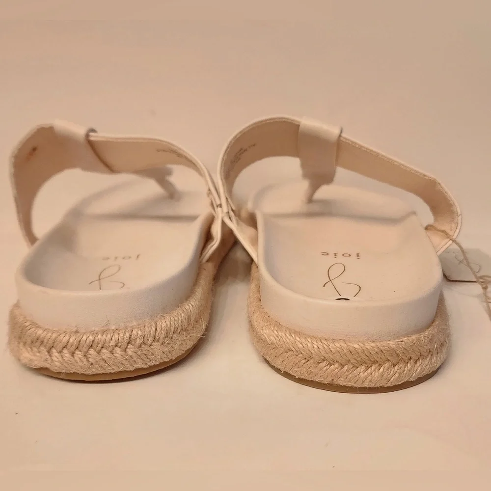Joie Women's Nacho Espadrille Women’s Off White Sandals Slides Size 9